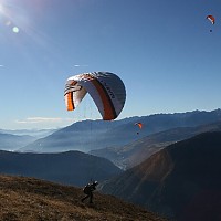 Start in die Thermik